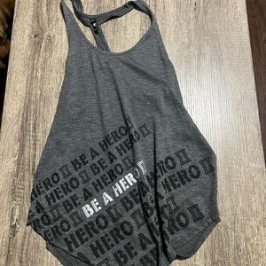 A Black Widow themed tank top